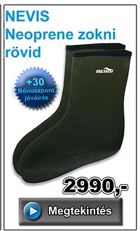 NEVIS Neoprene zokni rövid