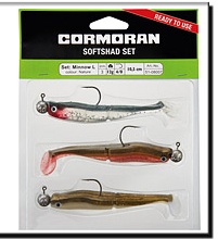 CORMORAN Minnow L gumihal szett 10,5 cm - Nature