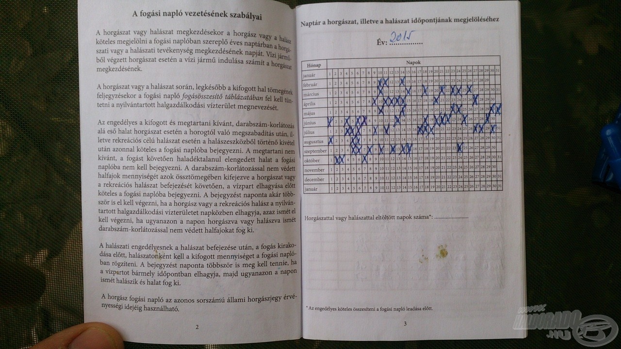 A fogási naplóban szereplő „X”-ek önmagukért beszélnek! Mi tagadás, sokszor ellátogattam már Házirétre