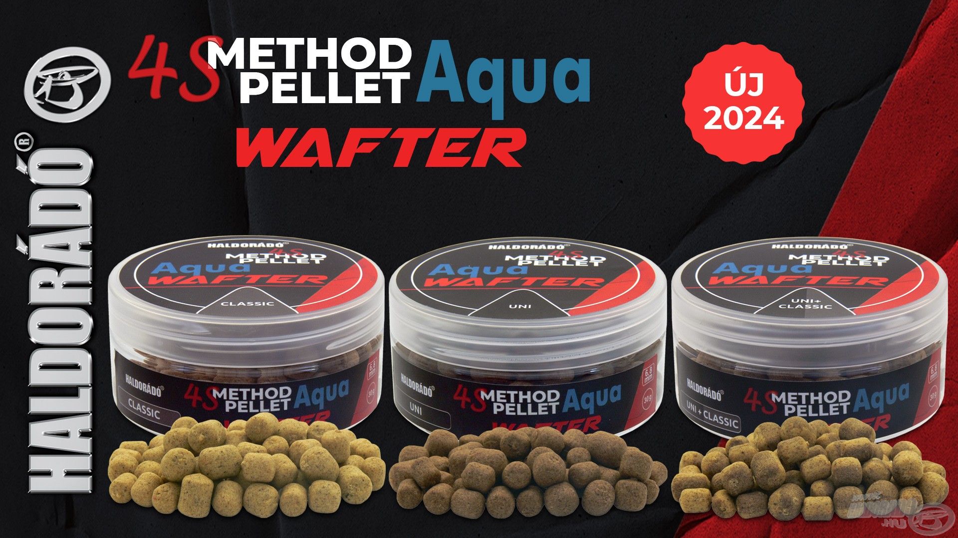 A 4S Method Pellet Aqua Wafter termékcsalád három tagból áll. Elérhető Uni, Classic, valamint az Uni + Classic változatokban