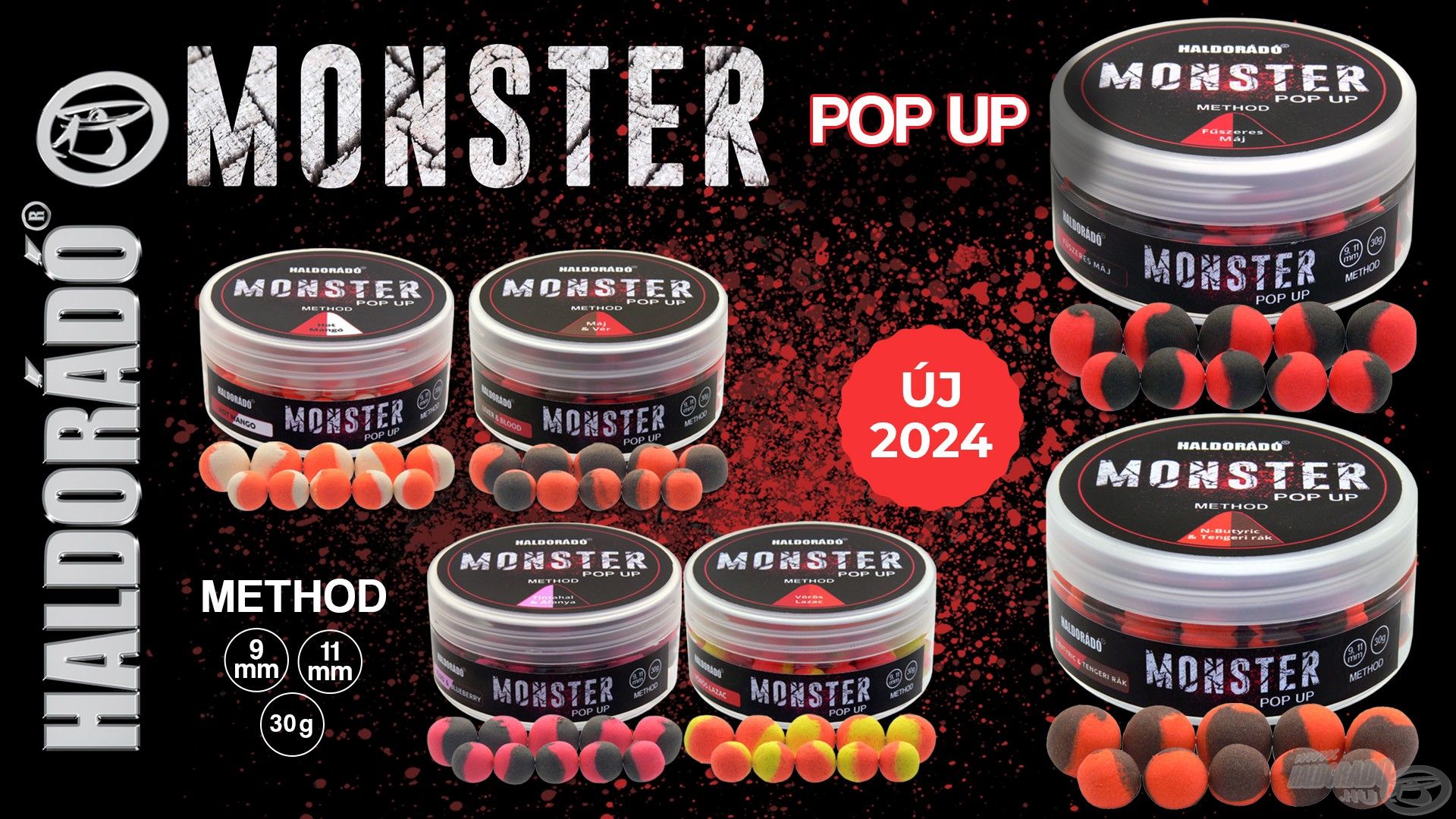 Íme, a MONSTER Pop Up Method termékcsalád!