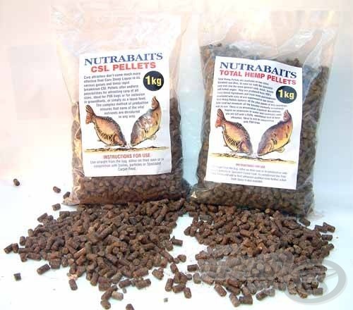 A Nutrabaits kínál kizárólag növényi alapanyagokból készült pelletet is