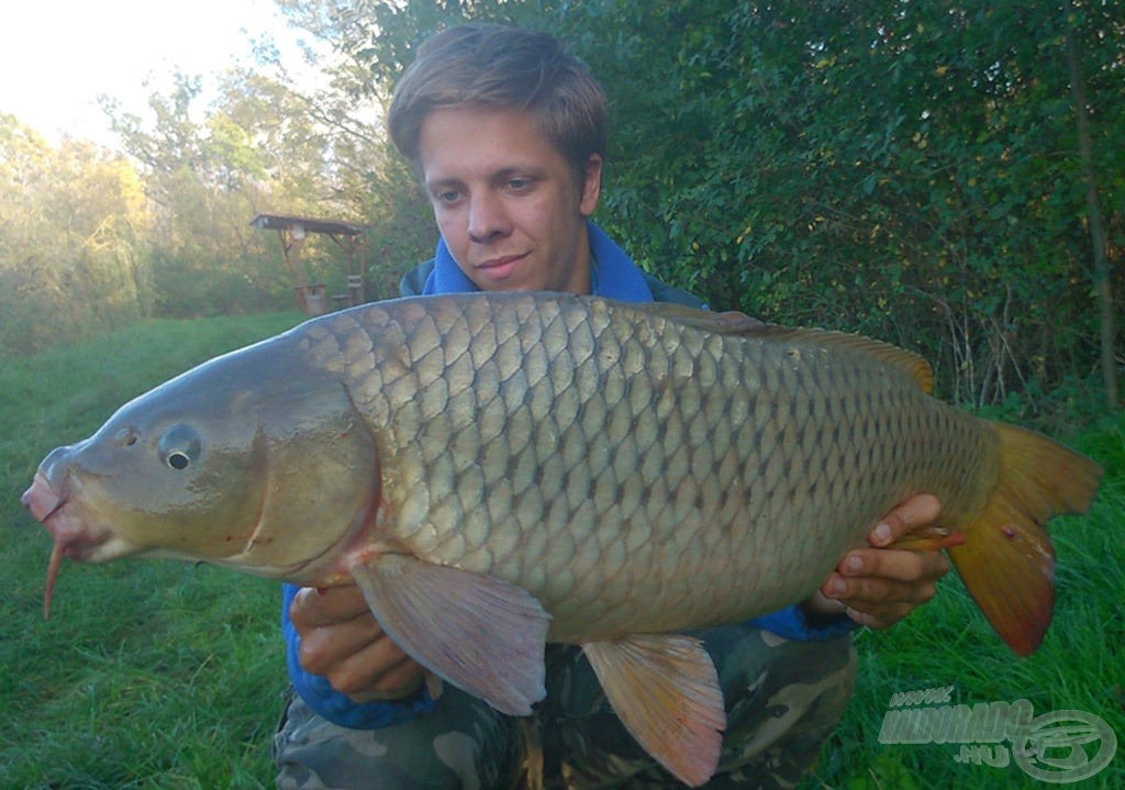 A ponty súlya 6,10 kg. A nap tökéletes befejezése!