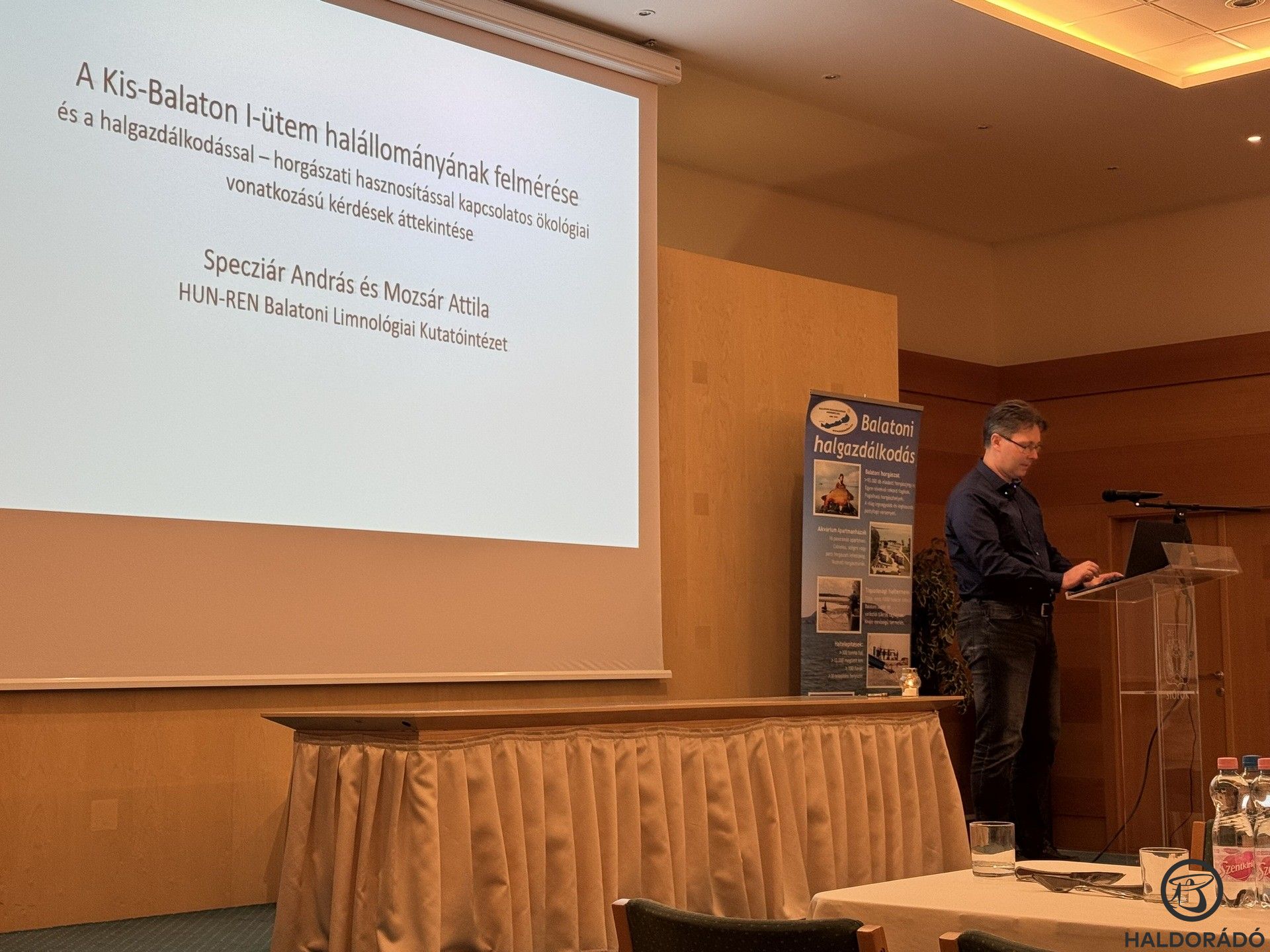 Érdekes és tartalmas előadást halhattunk a Kis-Balaton halállományának összetételéről, jelenlegi helyzetéről