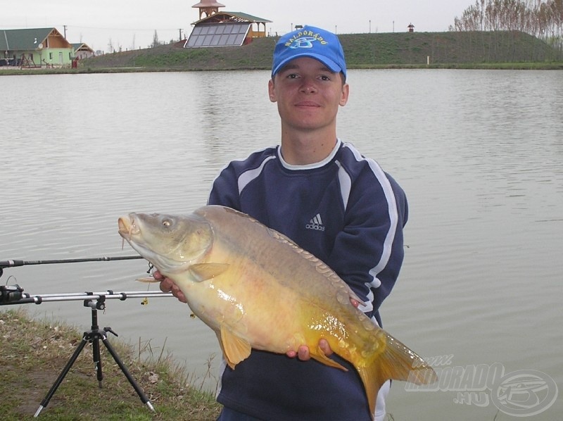 A találkozók legnagyobb hala, egy 6,20 kg-os tükrös