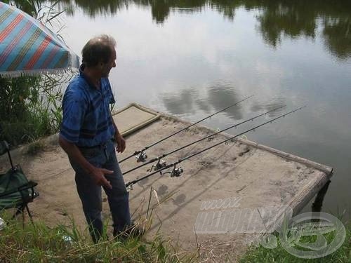 Szerbiában három bottal lehet egyszerre horgászni
