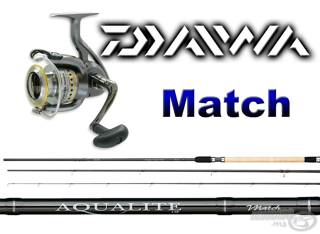 A matchbotos horgászat szerelmesei a DAIWA AQUALITE Power Matchbot 3,90 m-es változatára, hozzá a DAIWA Procaster 3500X orsóra pályázhatnak