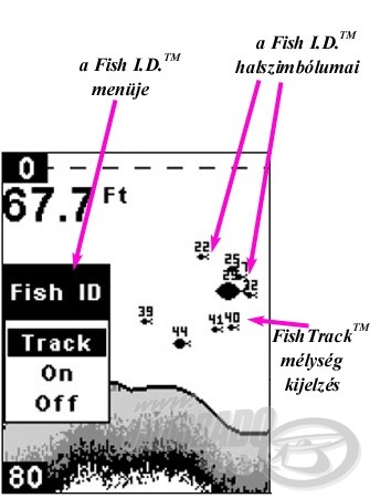 A Fish I.D. és a FishTrack üzemmód