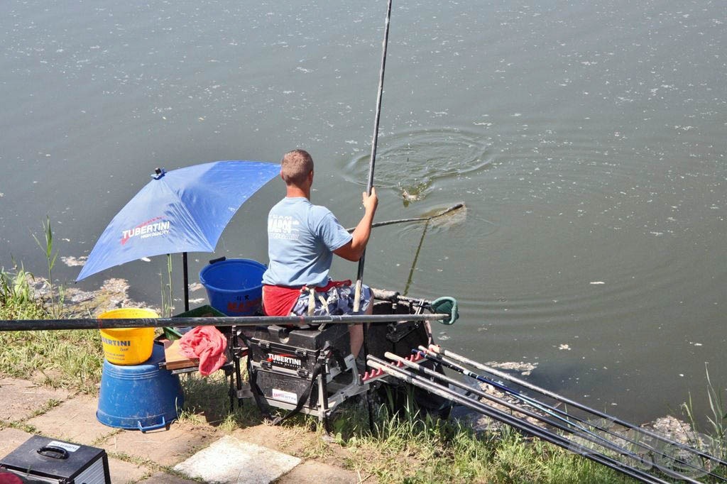 Vasárnapra már alig volt zavaró a pihe; Újszászi Richárd akcióban