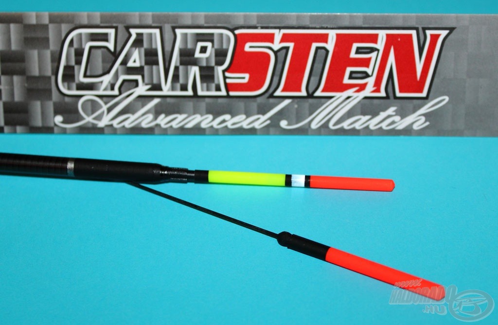 Az úszó két antennával, egy vastagabb multicolor és egy érzékeny vékony dévéres karbon száras változattal kerül forgalomba