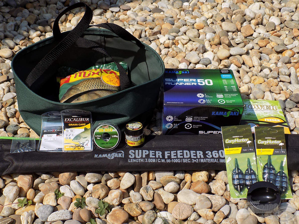 Feederből jeles! Bemutatjuk a Kamasaki Super Feeder szettet