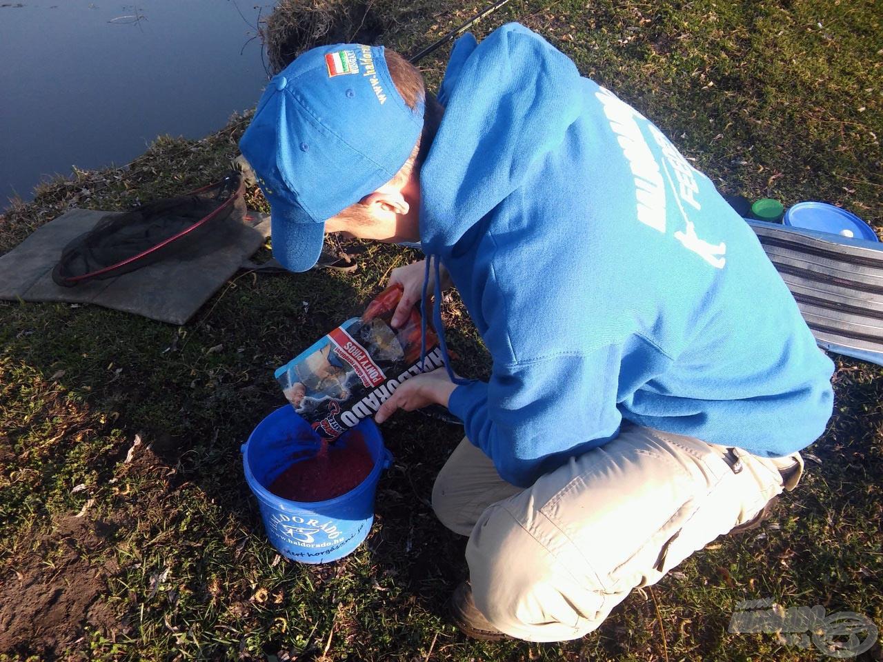 2 kg Haldorádó Ponty Piros elegendő egy egész napos horgászatra