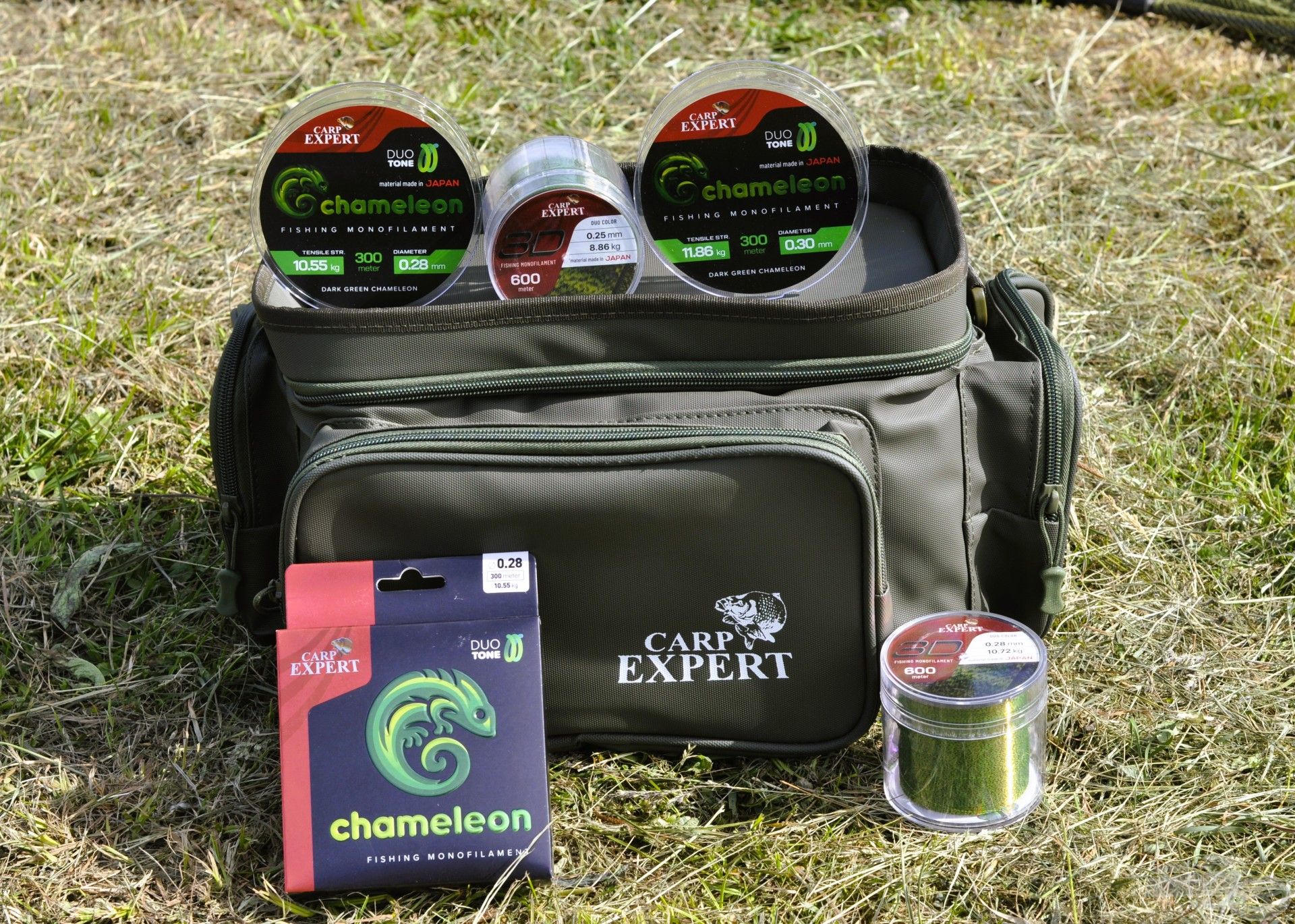 Mai cikkünk két főszereplője a Carp Expert zsinórcsalád legígéretesebb újdonsága: a kéttónusú Chameleon és a háromdimenziós hatást produkáló Carp Expert 3D