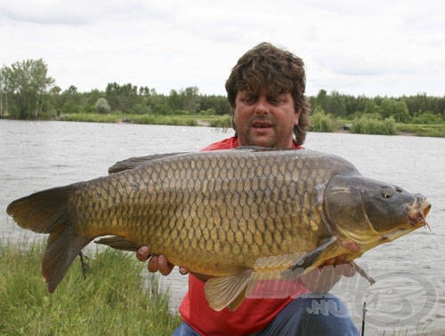 A legnagyobb kifogott halunk ez a 14,9 kg-os tőponty volt