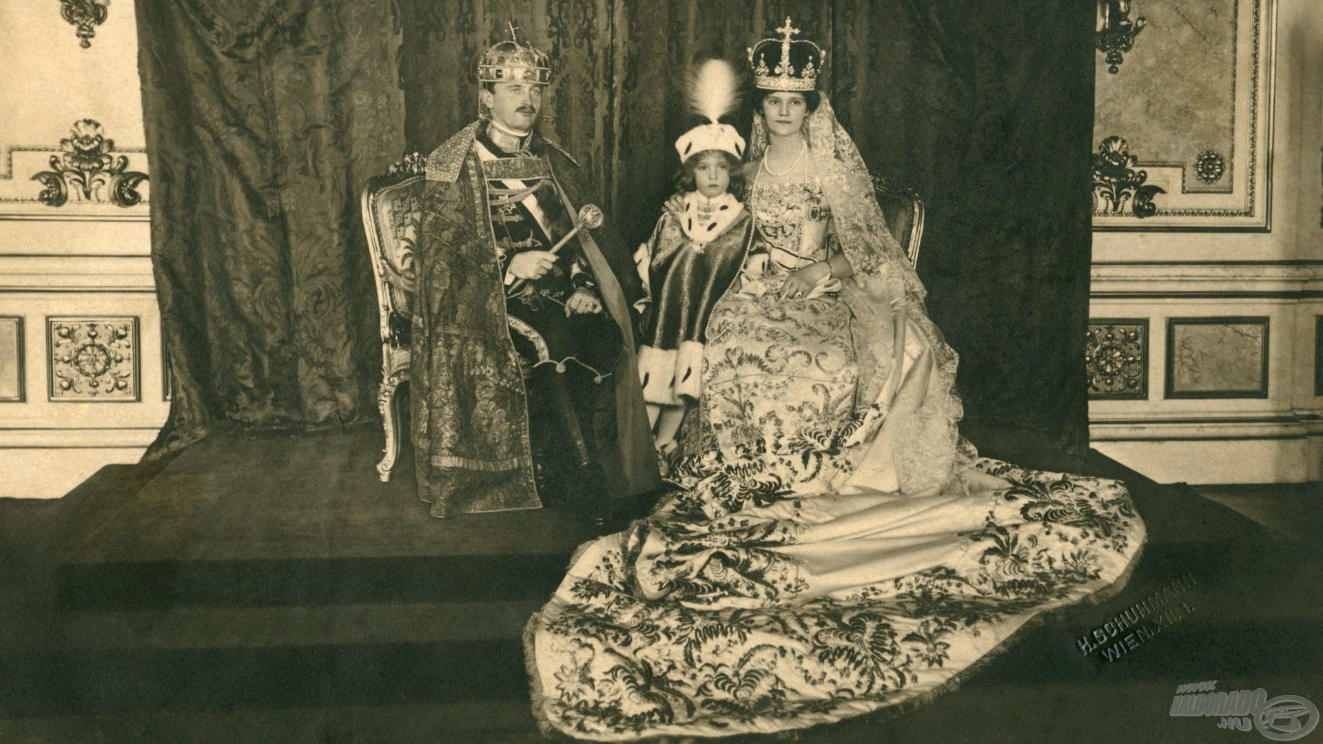 IV. Károly magyar király és felesége (koronázási ajándék), 1916