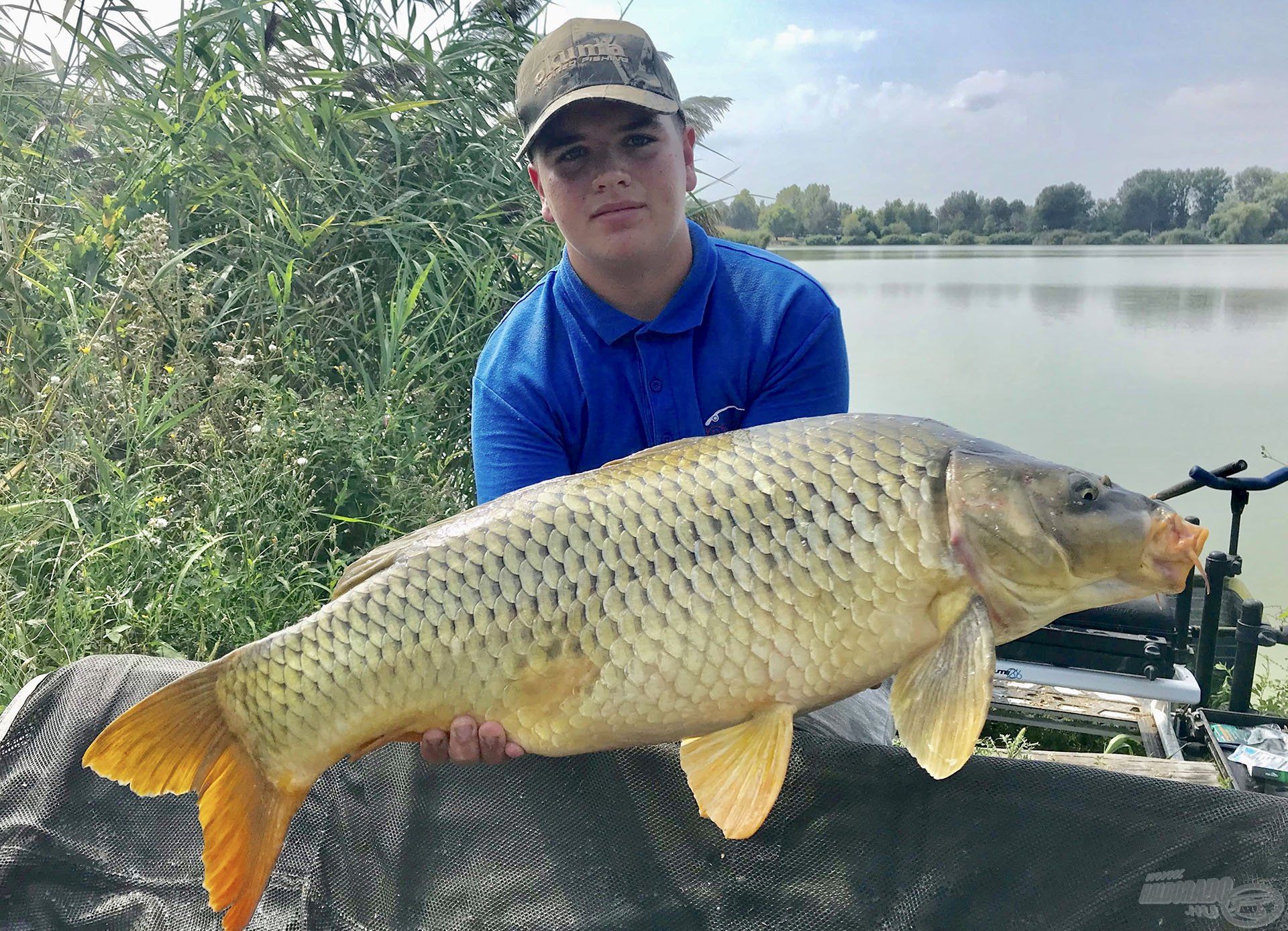  A nap hala egy 9.465 g-os tőponty lett, amelyet a mezőny egyik legfiatalabb, de annál ügyesebb versenyzője, Győri Adrián segített a partra