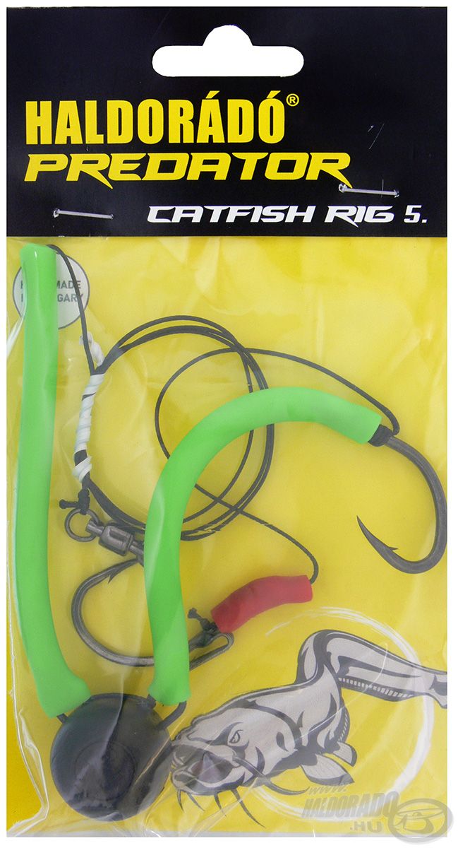 Íme, a Haldorádó Predator Catfish Rig 5 – Fireball szerelék 110 g!
