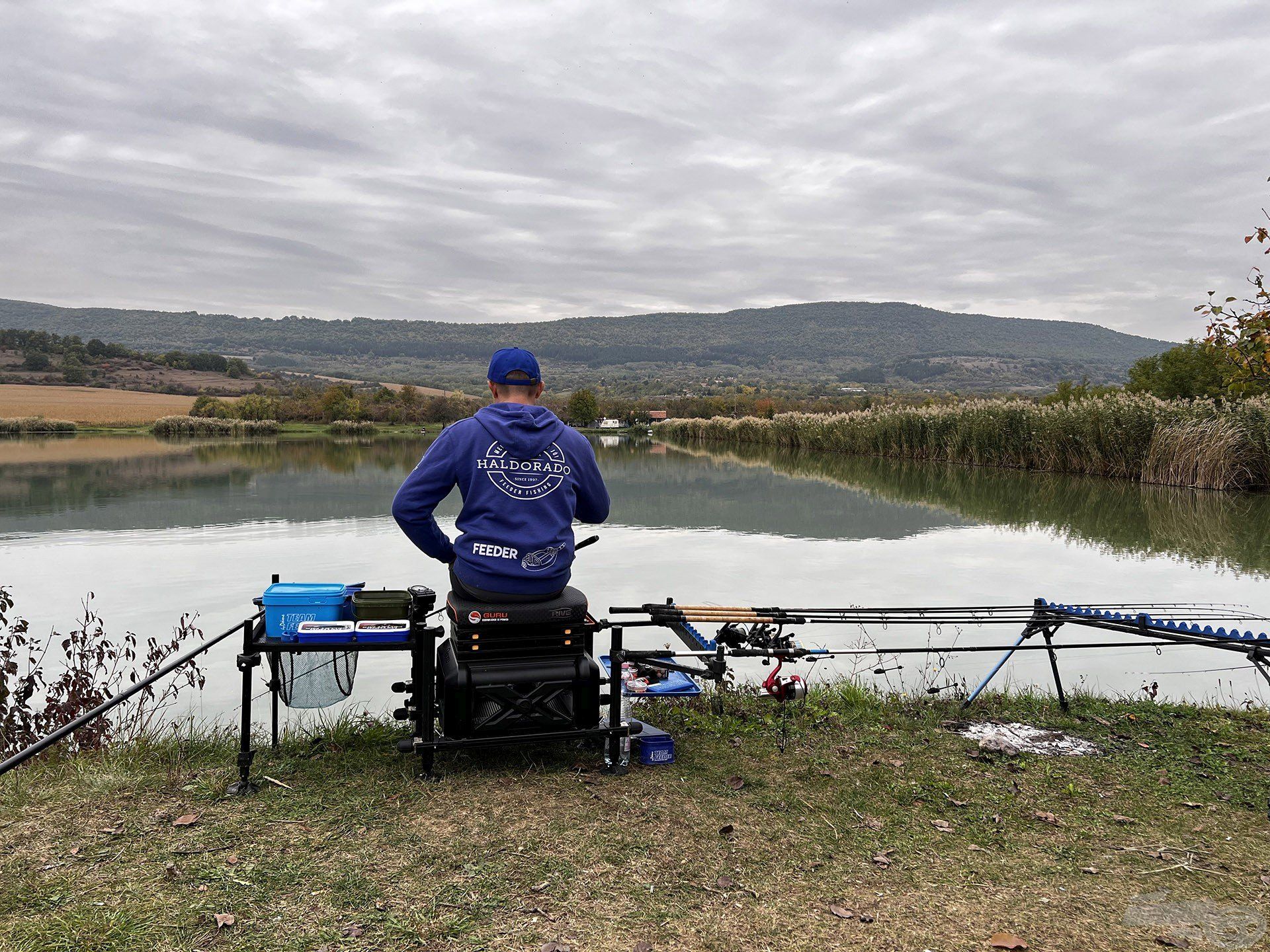 Természetesen horgásztam is Bulgáriában. Ehhez egy nagyon népszerű nagypontyos (bojlis) tavat, a Kulekov Lake vízterületet választottam