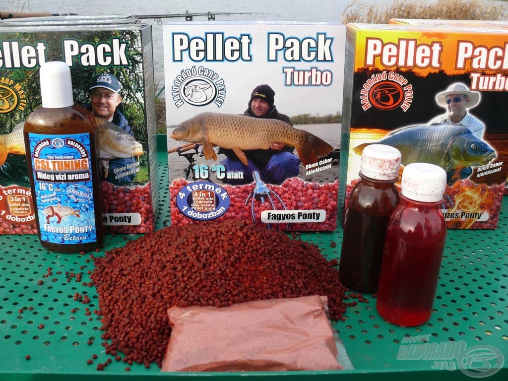 A Pellet Pack Turbo doboza már 4 terméket tartalmaz