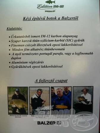 Az új Balzer botok ismérvei