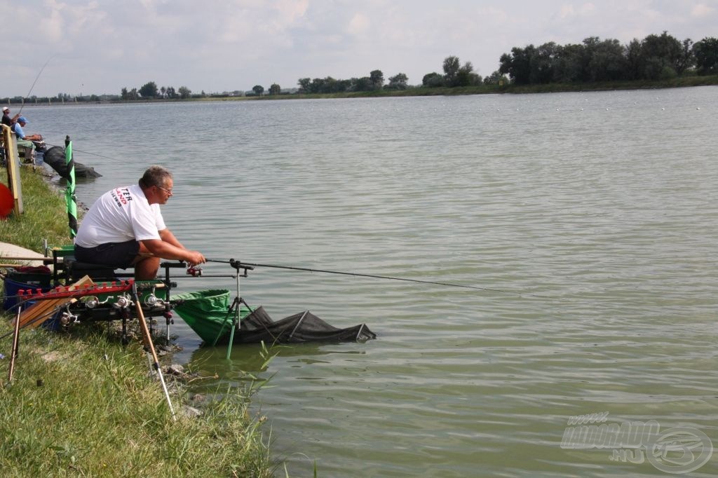 Megfeszített figyelem.Novák János