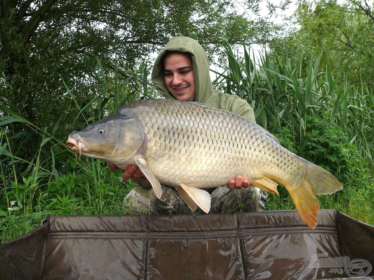 Az első gyönyörű tőponty, ami 8,3 kg volt