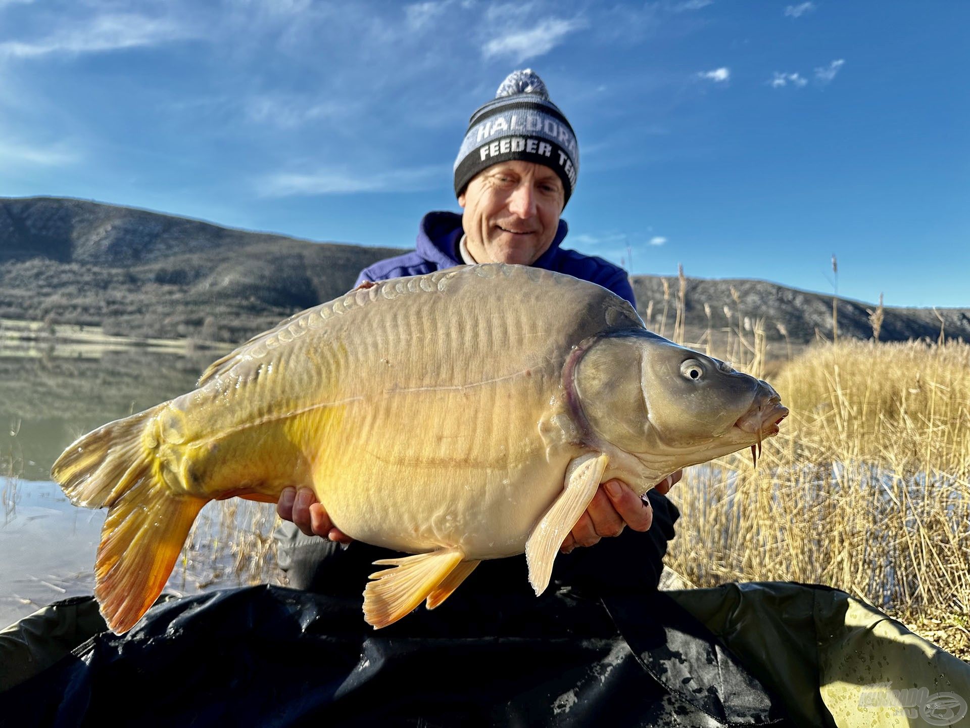 A vihar felpezsdítette a tavat és a halak kapókedvét