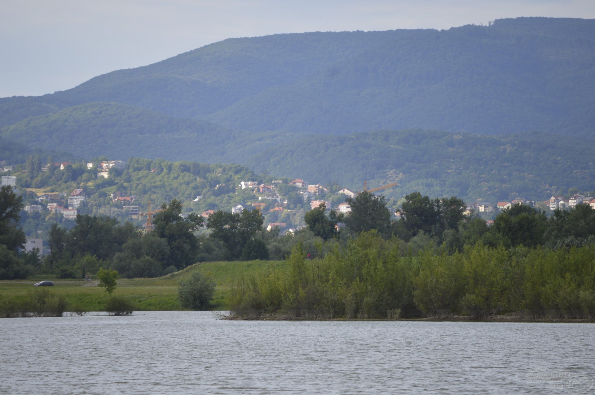 A töltésen átérve ez a gyönyörű látvány fogadott minket