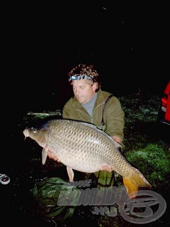 A túra vége felé sikerült fogni ezt a 23,7 kg-os tövest