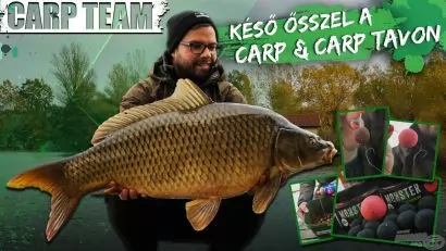 Késő ősszel a Carp&Carp tavon