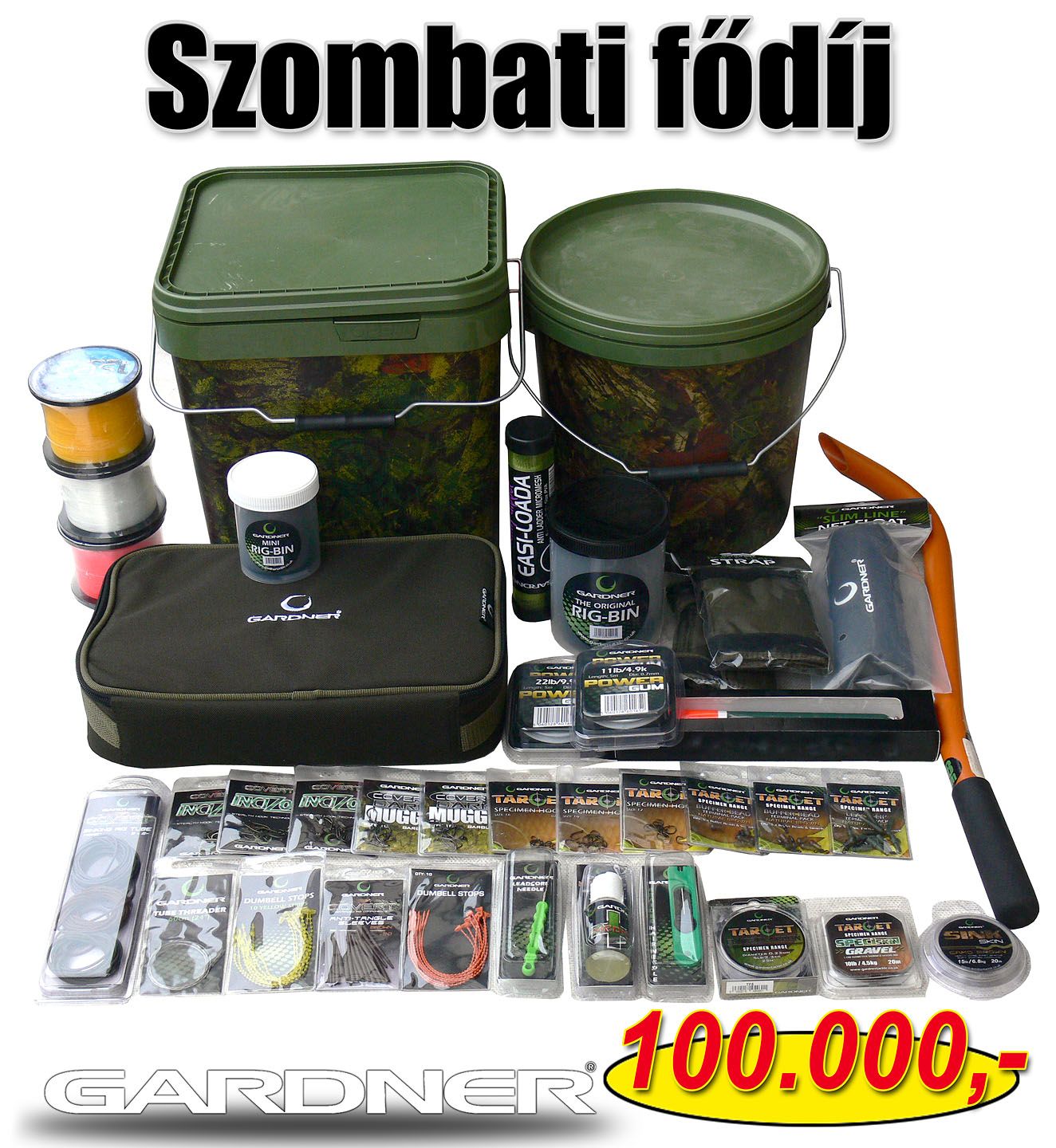 A tudáspróbával összekötött tombola fődíja a szombati napon egy 100.000 Ft értékű Gardner ajándékcsomag!