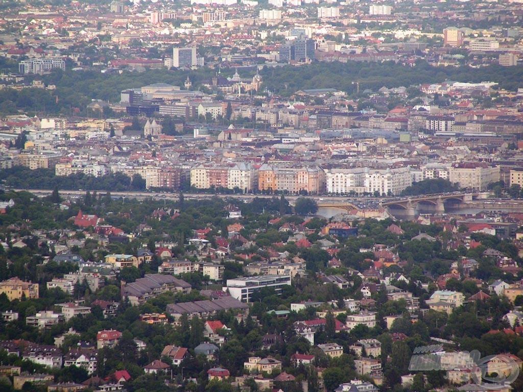 Kedvenc Duna-szakaszom egyik része madártávlatból