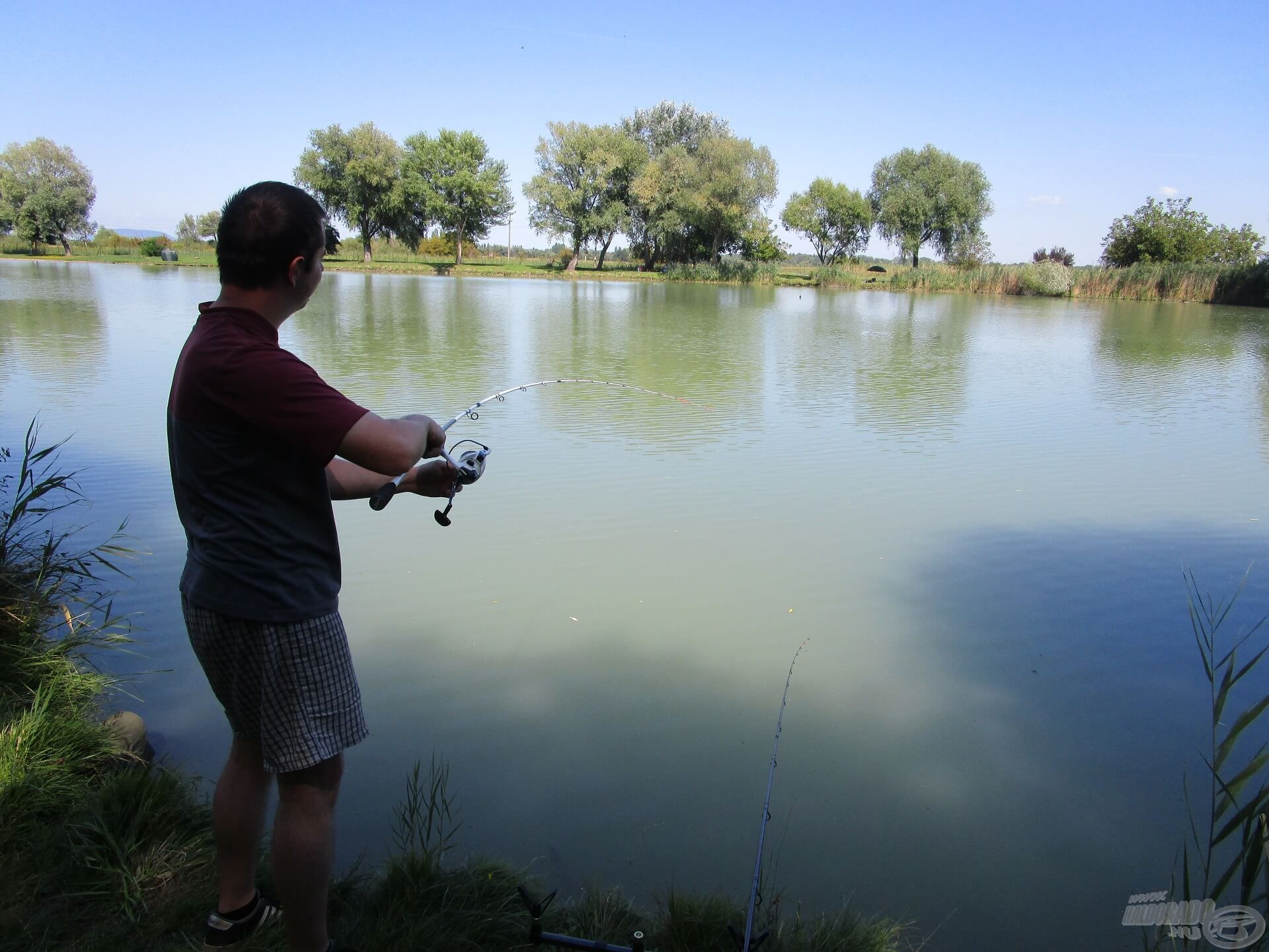 Bőven volt részünk akcióban! A Pro Method Feeder bottal a kisebb pontyok fárasztása is hatalmas élmény