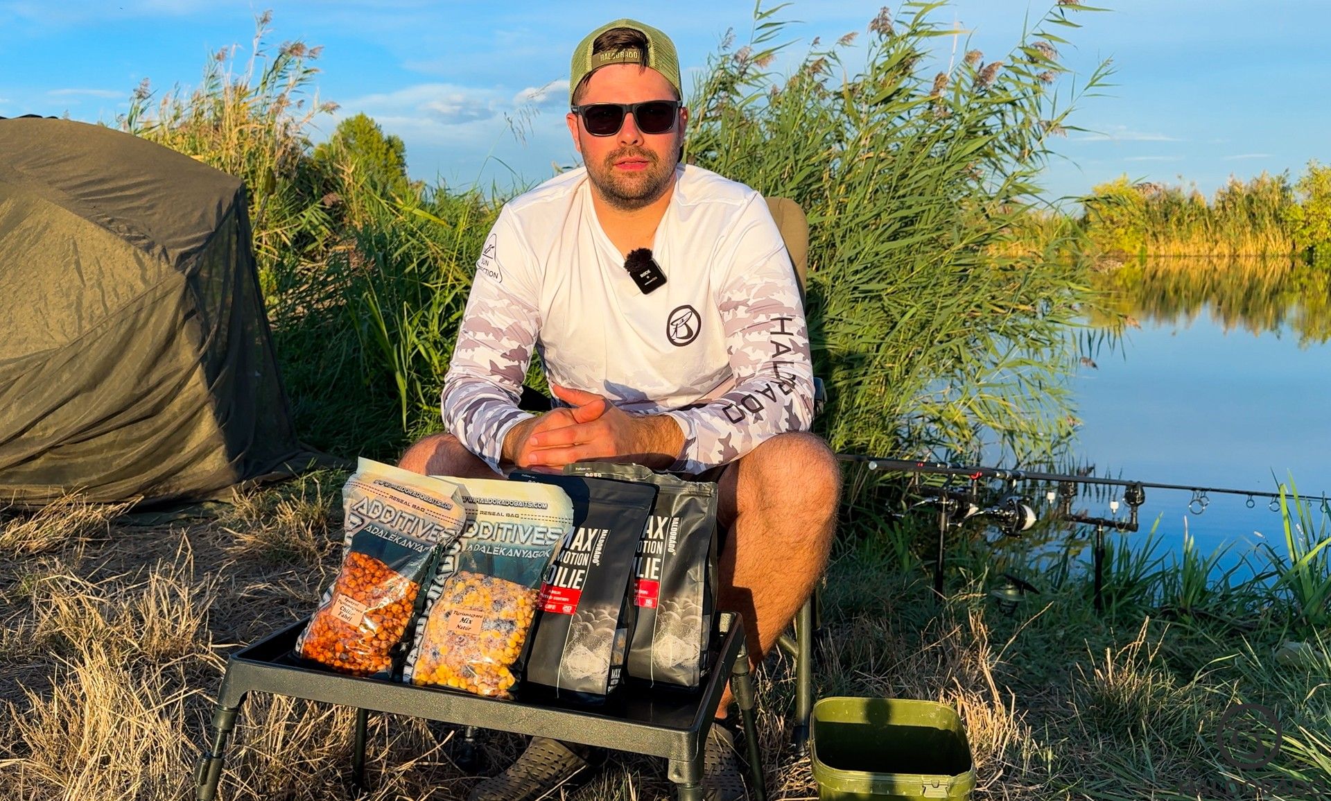 Etetésemhez Chilis Fahéjas tigrismogyorót, Tigrismogyoró mix natúrt és Amur bojlit használtam 16 és 20 mm-es változatban