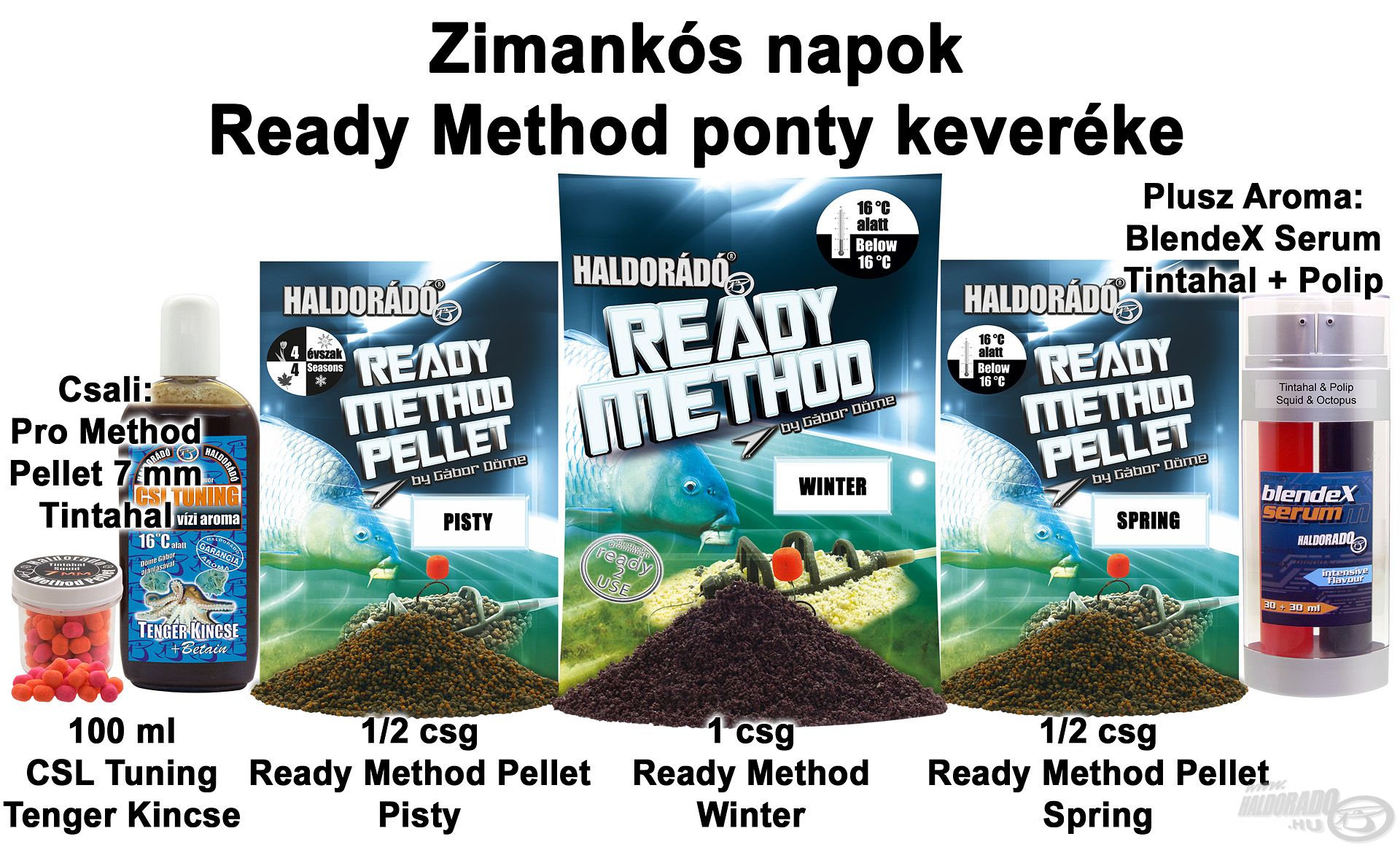 Zimankós napok Ready Method ponty keveréke