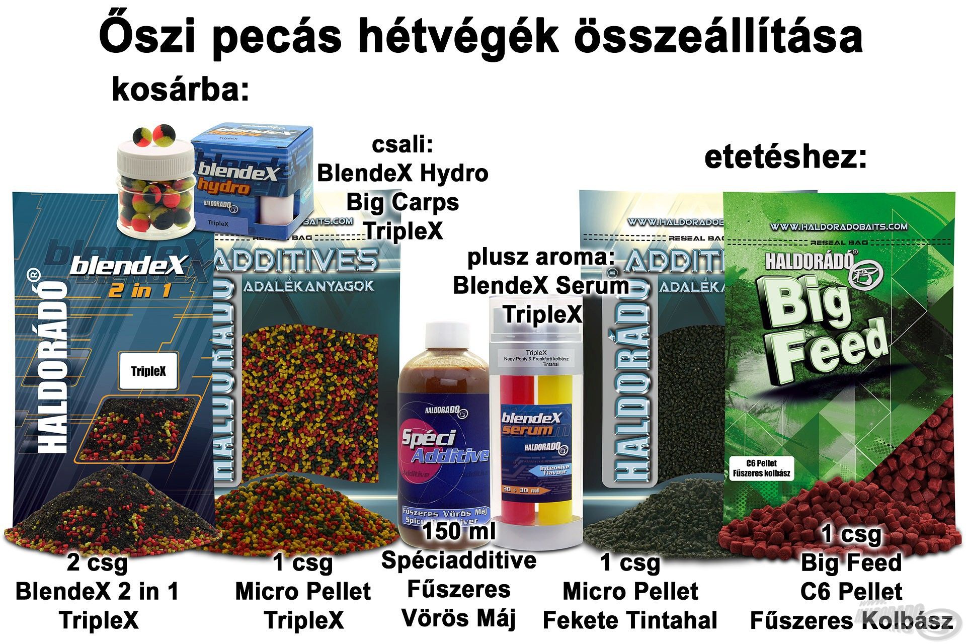 Őszi pecás hétvégék összeállítása