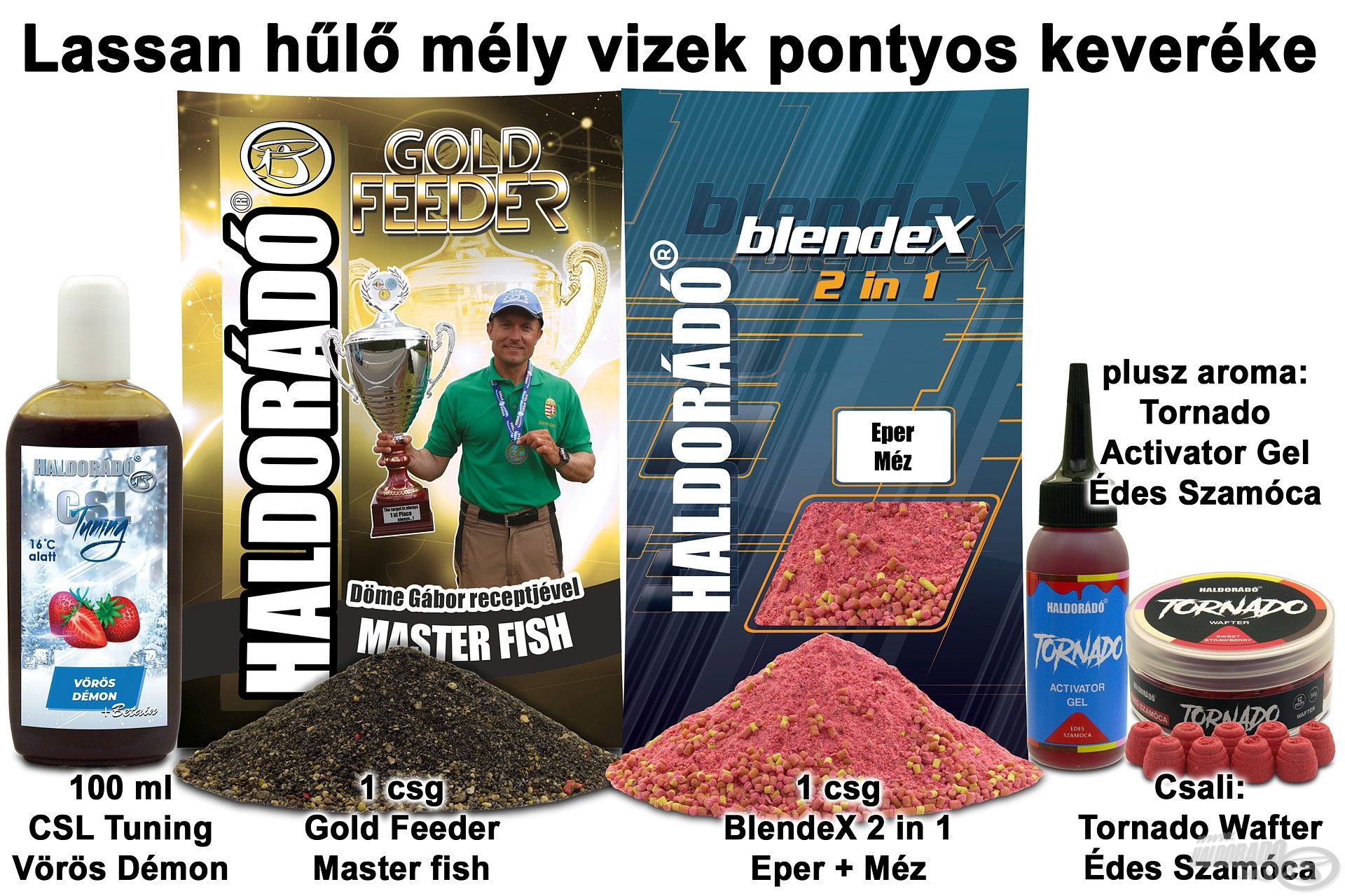 Lassan hűlő mély vizek pontyos keveréke