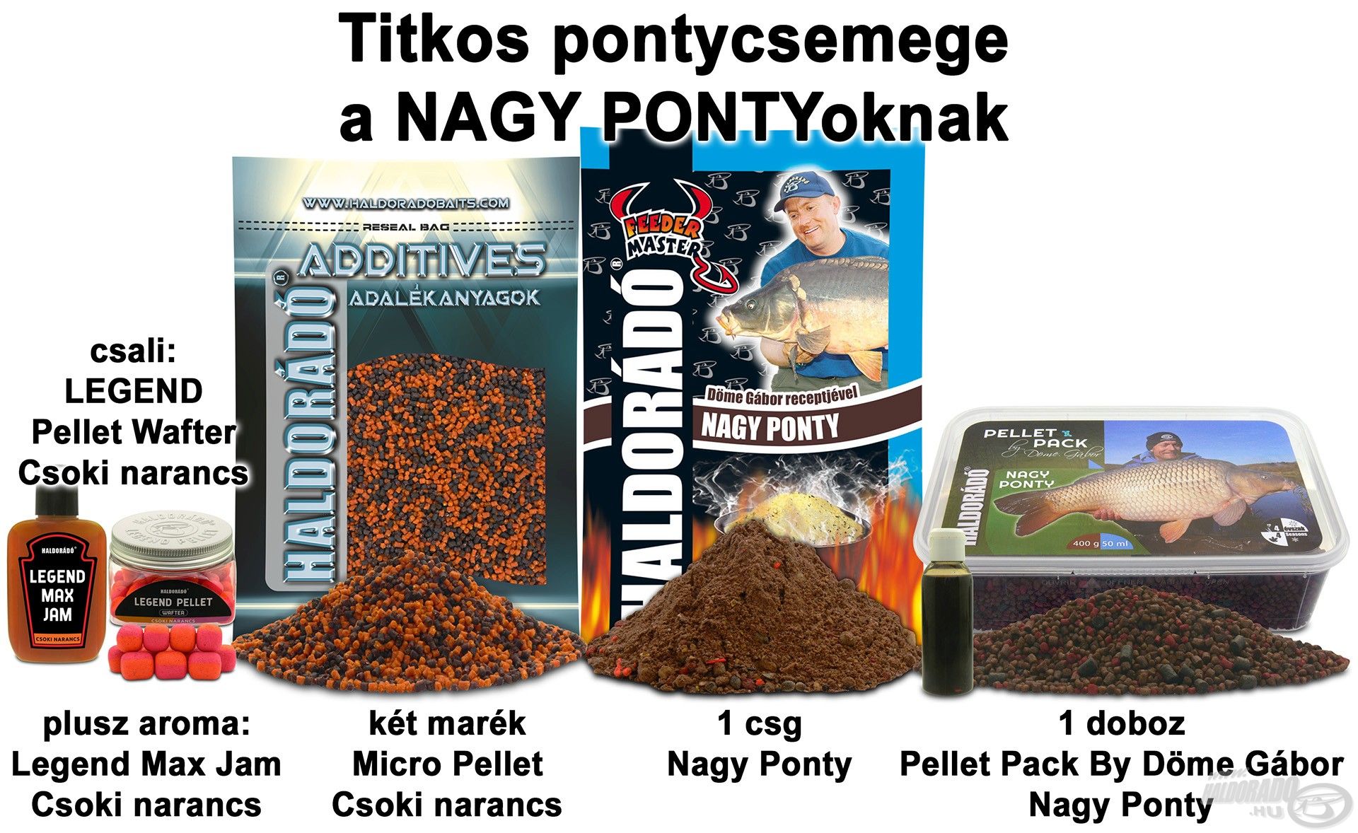 Titkos pontycsemege a NAGY PONTYoknak