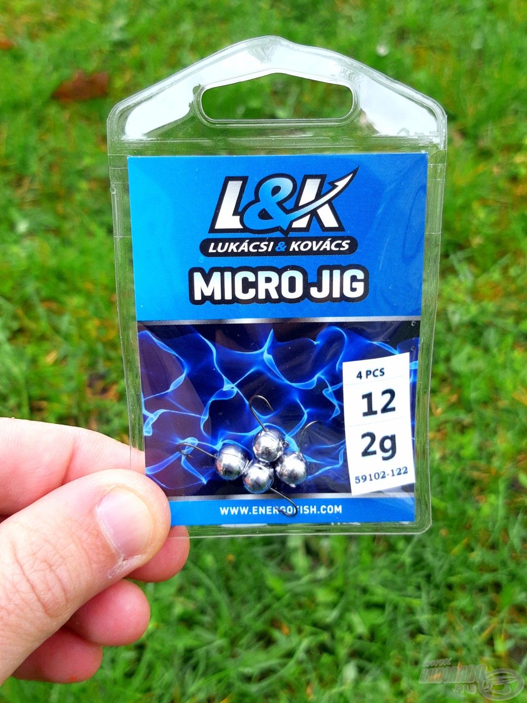 Az L&K MICRO Jigek között pedig lehet hozzájuk találni 10-es illetve 12-es horoggal rendelkező fejeket