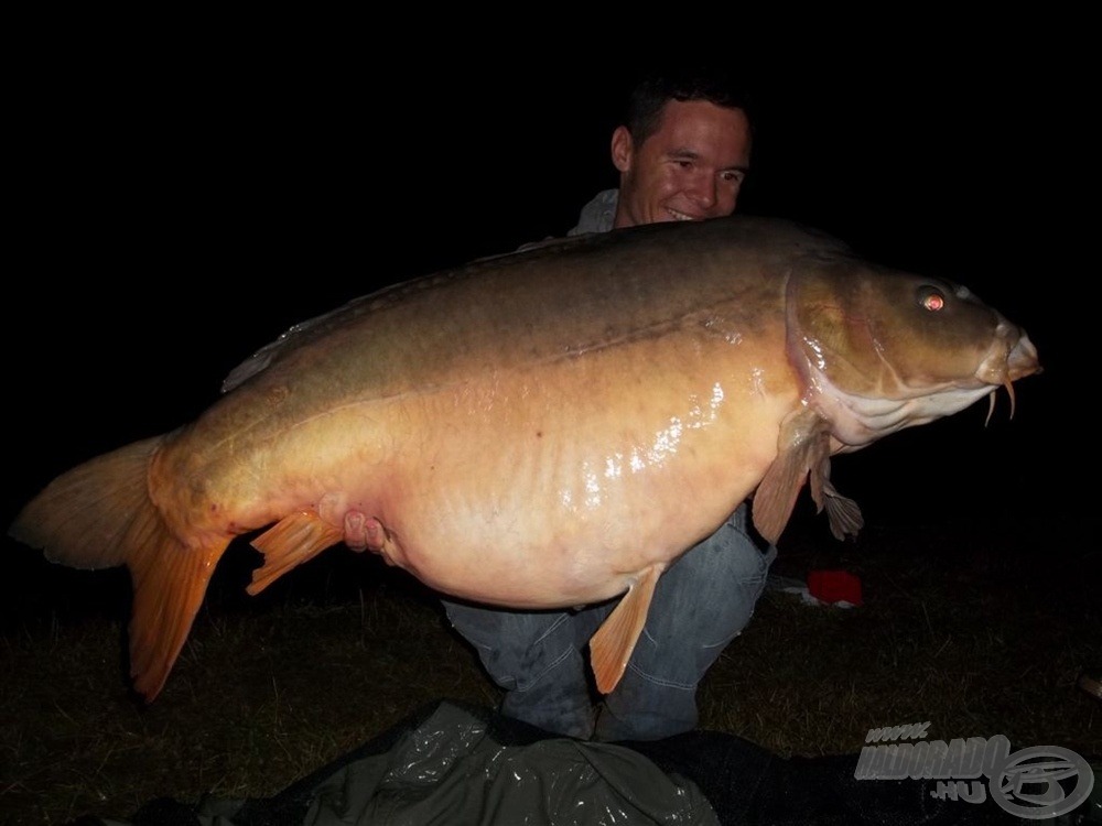 A verseny legnagyobb hala, 25 kg felett!