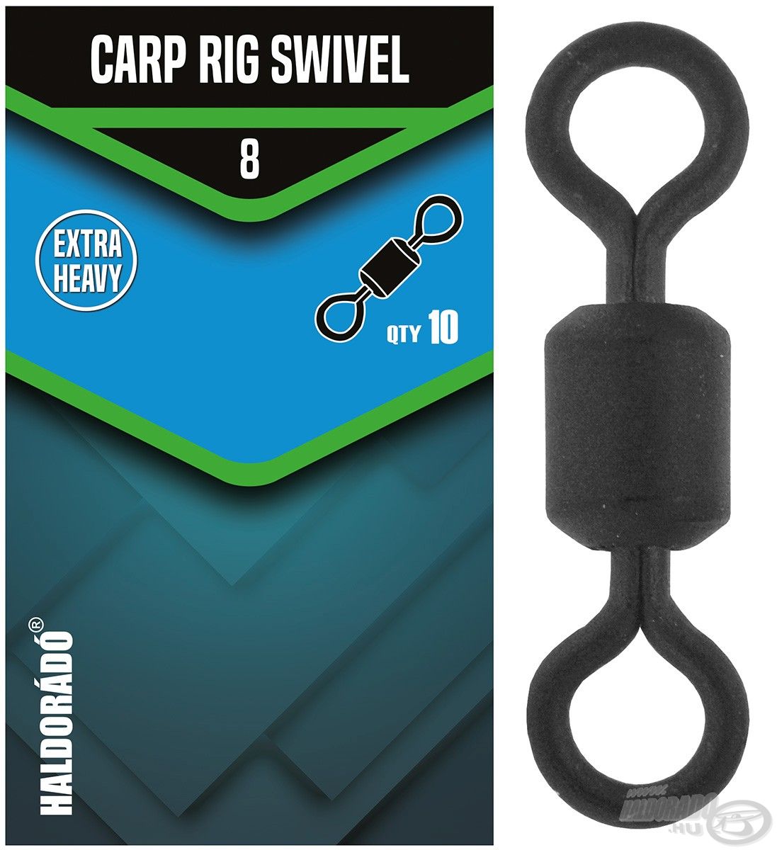 Carp Rig Swivel 8 – Univerzális, erős pontyos forgó