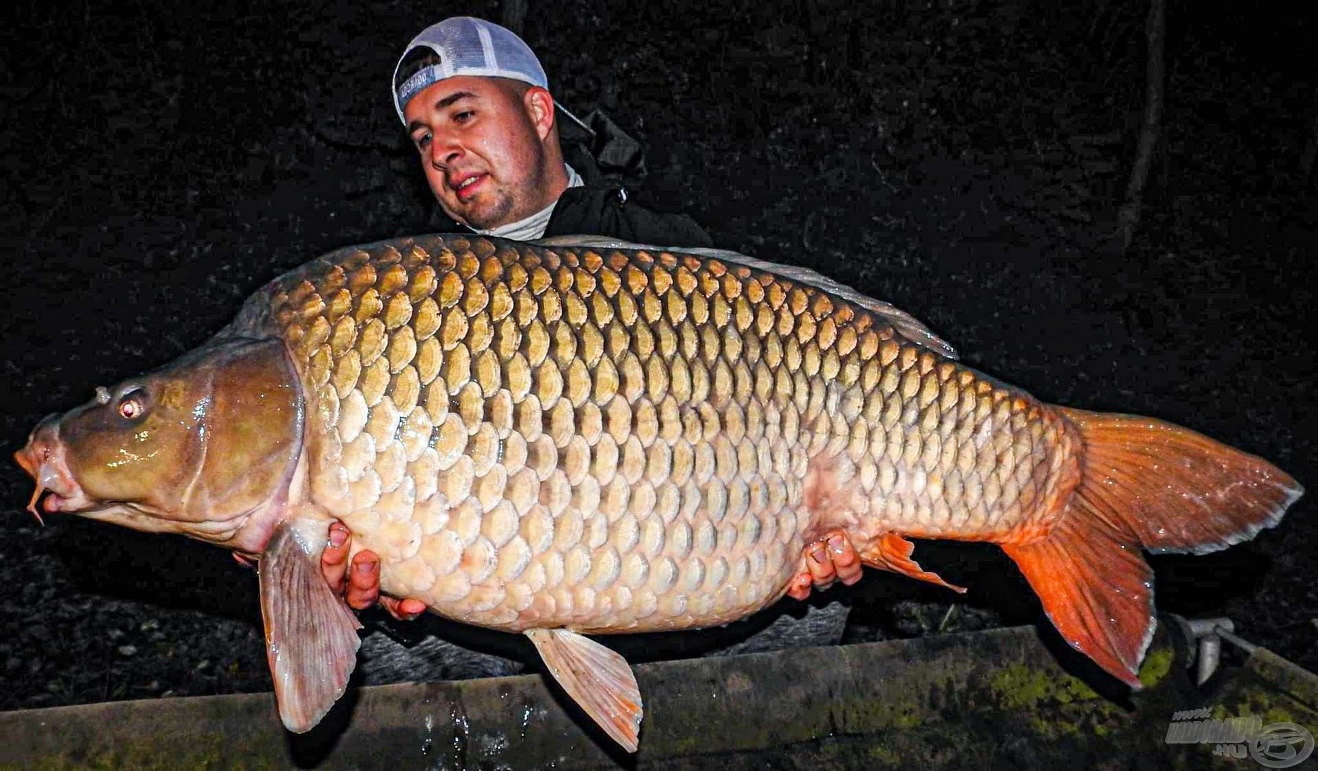 Életem első 20 kilogramm feletti pontya, Boti. Mai napig megérint, ha eszembe jut