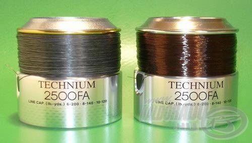 A Technium a fonott és monofil zsinórokat egyaránt kifogástalanul kezeli, amelyhez a lassított dobemelés is hozzájárul