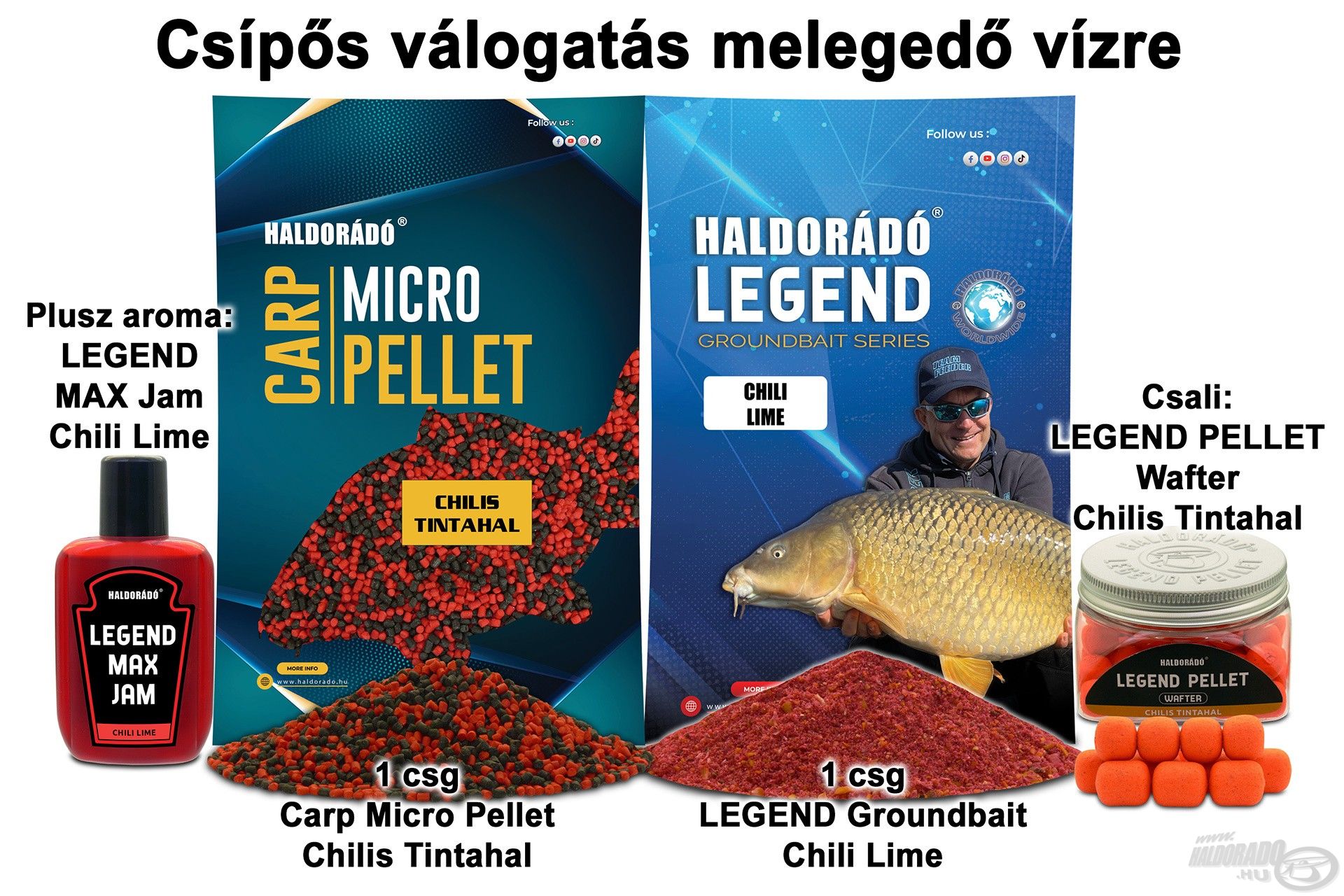 Csípős válogatás melegedő vízre