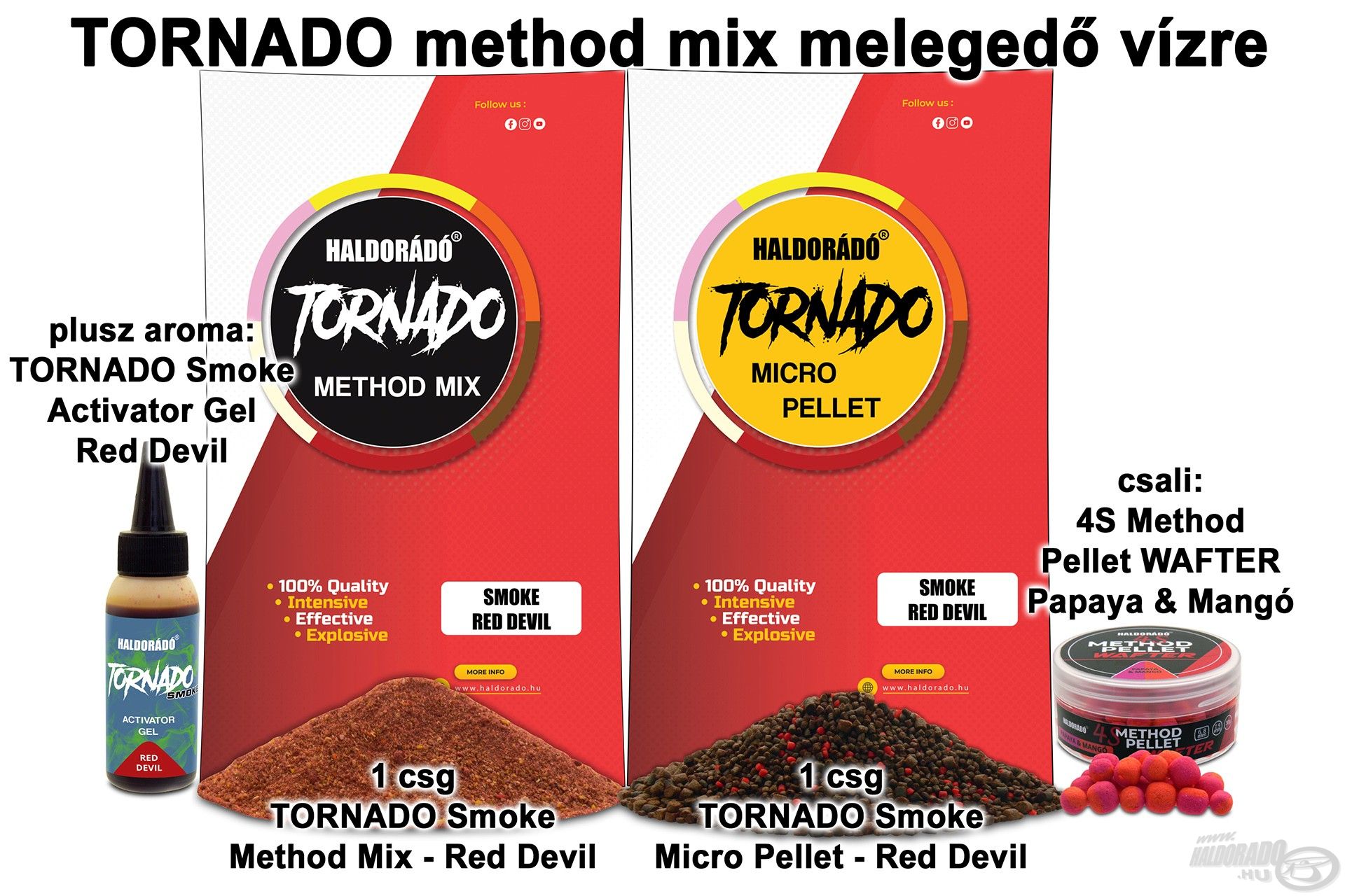 TORNADO method mix melegedő vízre