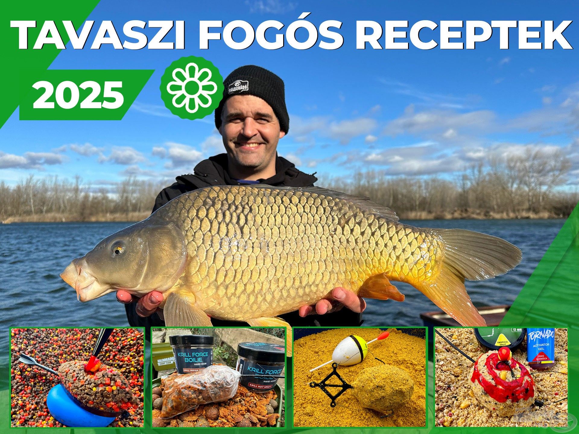 Tavaszi fogós receptek felmelegedő vizekre 2025