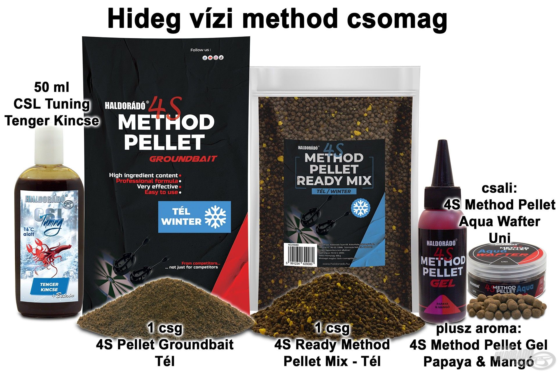 Hideg vízi method csomag