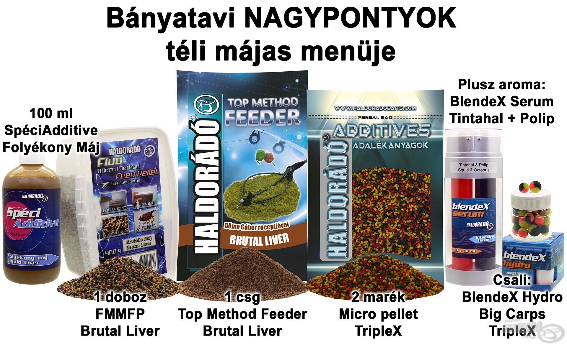 Bányatavi NAGYPONTYOK téli májas menüje