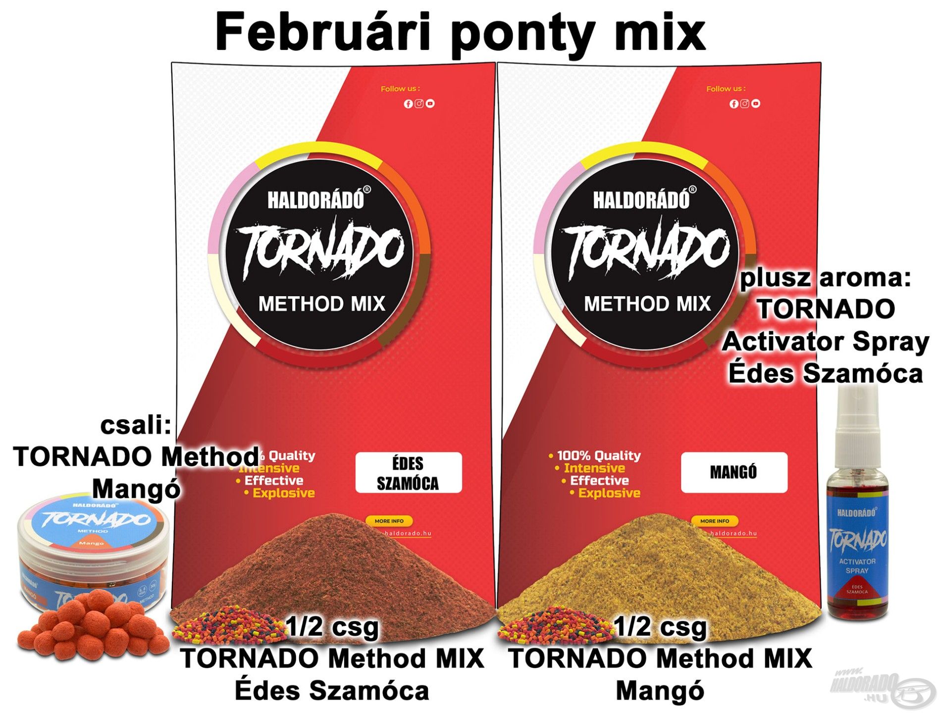 Februári ponty mix