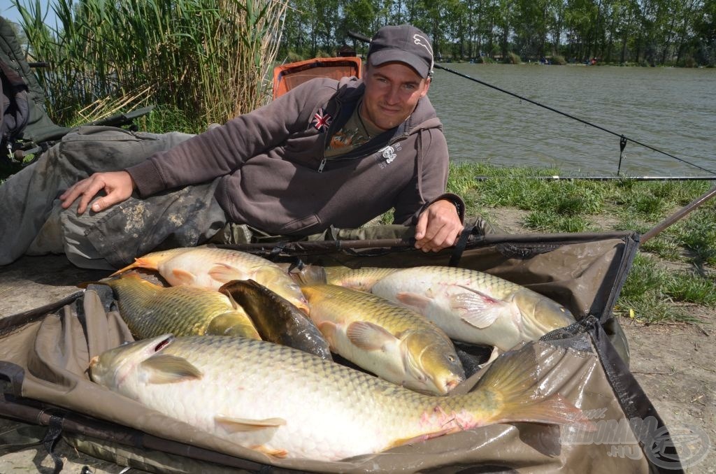 Gyalus István és 30 kg feletti első mérlegelése